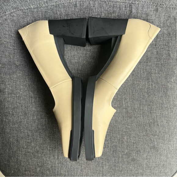 Vagabond Womens Edwina Square Toe Pumps Biscotti Size EU40 US9.5-10 3" Heel - Picture 5 of 8